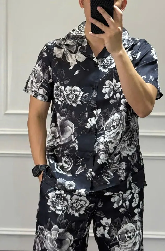 Áo sơ mi Dolce nam cao cấp mã 1b thiết kế gọn đẹp chuẩn dáng tinh tế