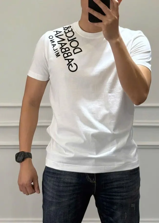 Áo phong trắng mã 9 Dolce áo thun cổ tròn loại xịn đánh giá cực kỳ tốt nam nữ Áo phong trắng mã 9 Dolce áo thun cổ tròn loại xịn đánh giá cực kỳ tốt nam nữ