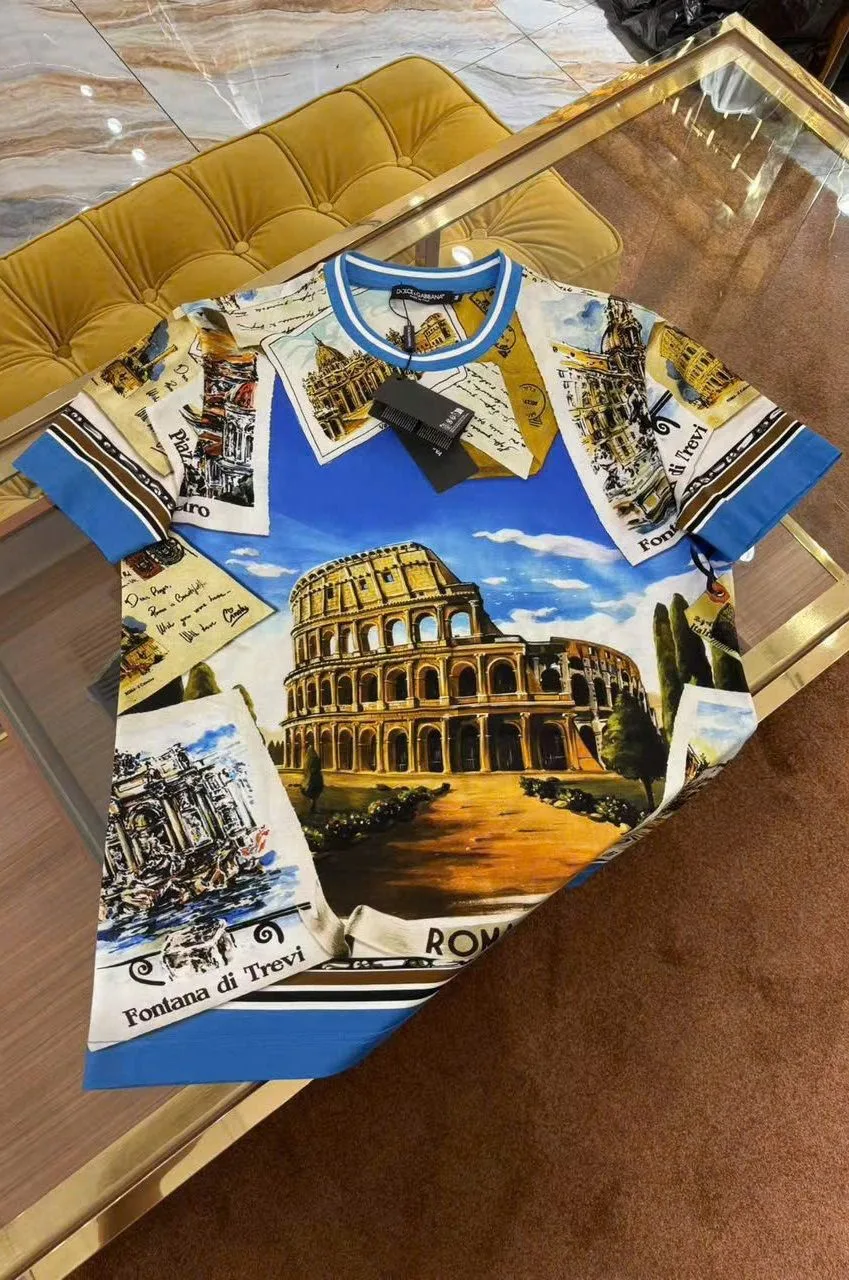 Áo Dolce xanh mã 1 cổ tròn áo thun chuẩn đỉnh cuốn hút nam nữ Áo Dolce xanh mã 1 cổ tròn áo thun chuẩn đỉnh cuốn hút nam nữ