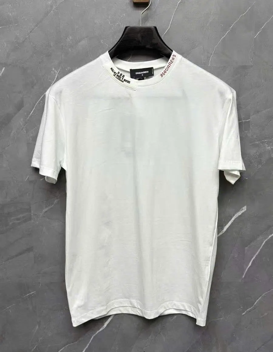 Áo phông Dsquared2 nam trắng mã 22 cổ tròn sang chảnh tôn phong độ đỉnh cao