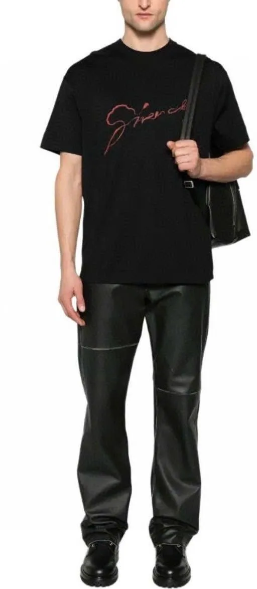 Áo phông Givenchy nam đen cổ tròn high-end men lì mã 3 chính hãng Áo phông Givenchy nam đen cổ tròn high-end men lì mã 3 chính hãng