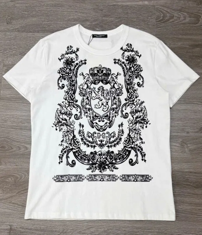 Áo thun Dolce Gabbana màu trắng nam mã 27 sành điệu độc bản cao