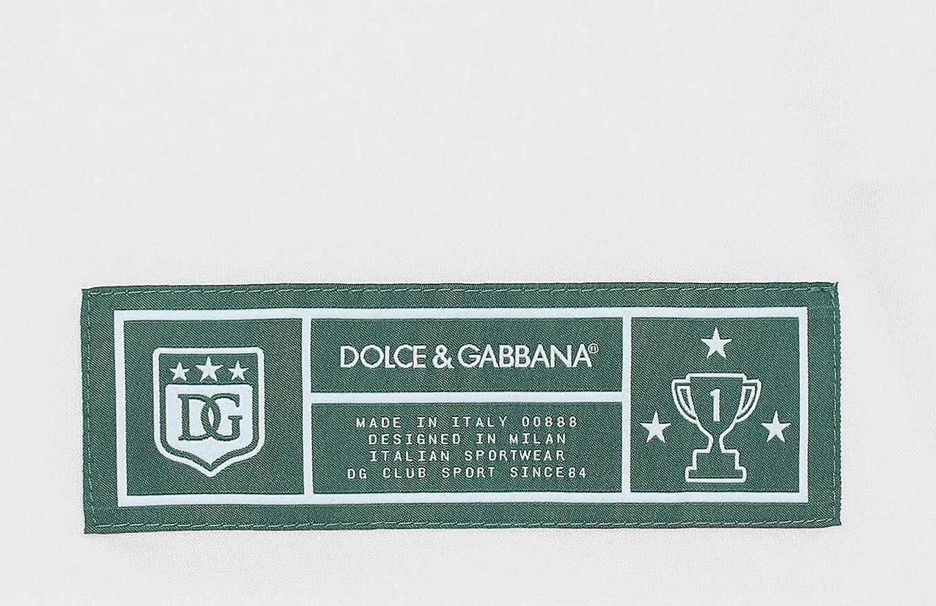 Áo cộc Dolce phông trắng nam mã 7 DG phân khúc cao cấp vừa mắt