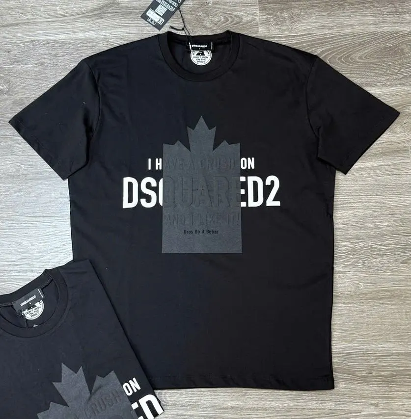 Áo thun nam Dsquared2 chính hãng màu đen class cao cấp mã 18 Áo thun nam Dsquared2 chính hãng màu đen class cao cấp mã 18