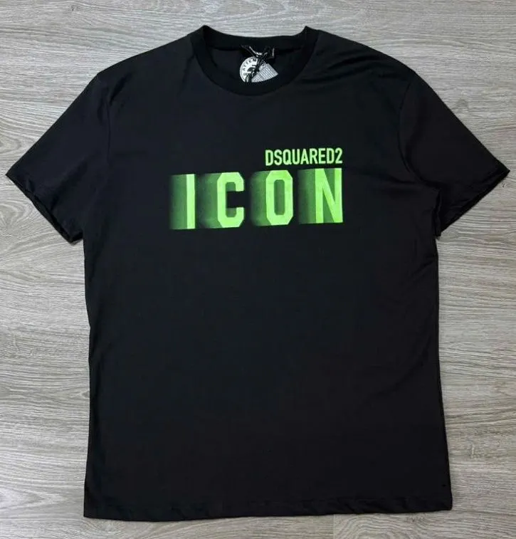 Áo phông nam màu đen Dsq2 mã 8 tốt không chê chuẩn đẳng cấp tầm cao