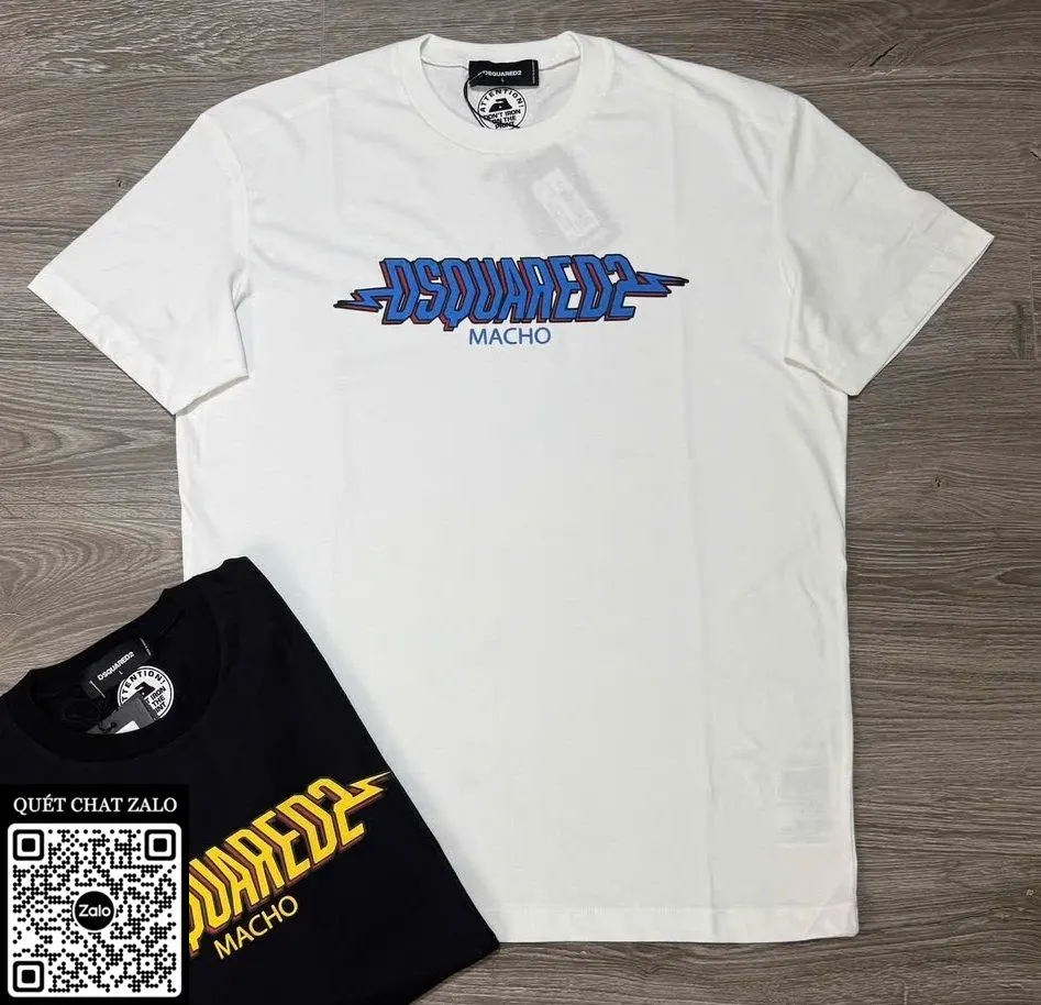 Áo phông nam màu trắng Dsq2 mã 19 hiếm Dsquared2 hoàn hảo chuẩn đẹp Áo phông nam màu trắng Dsq2 mã 19 hiếm Dsquared2 hoàn hảo chuẩn đẹp