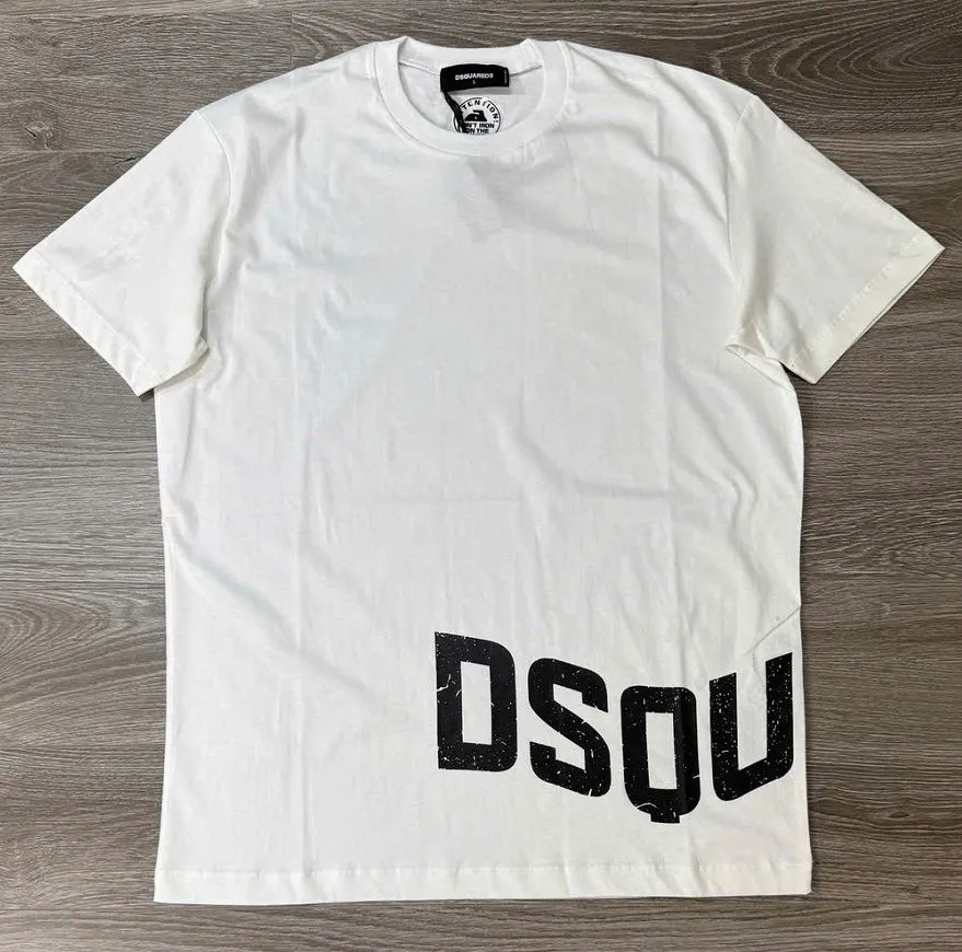 Áo phông Dsquared2 trắng nam mã 2 chuẩn xịn xò chất lượng cao Áo phông Dsquared2 trắng nam mã 2 chuẩn xịn xò chất lượng cao