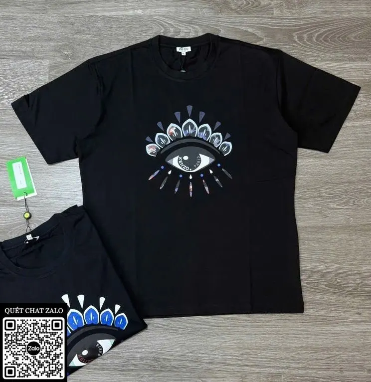 Áo phông nam màu đen Kenzo mã 12b sang chảnh thích ngay cực hút