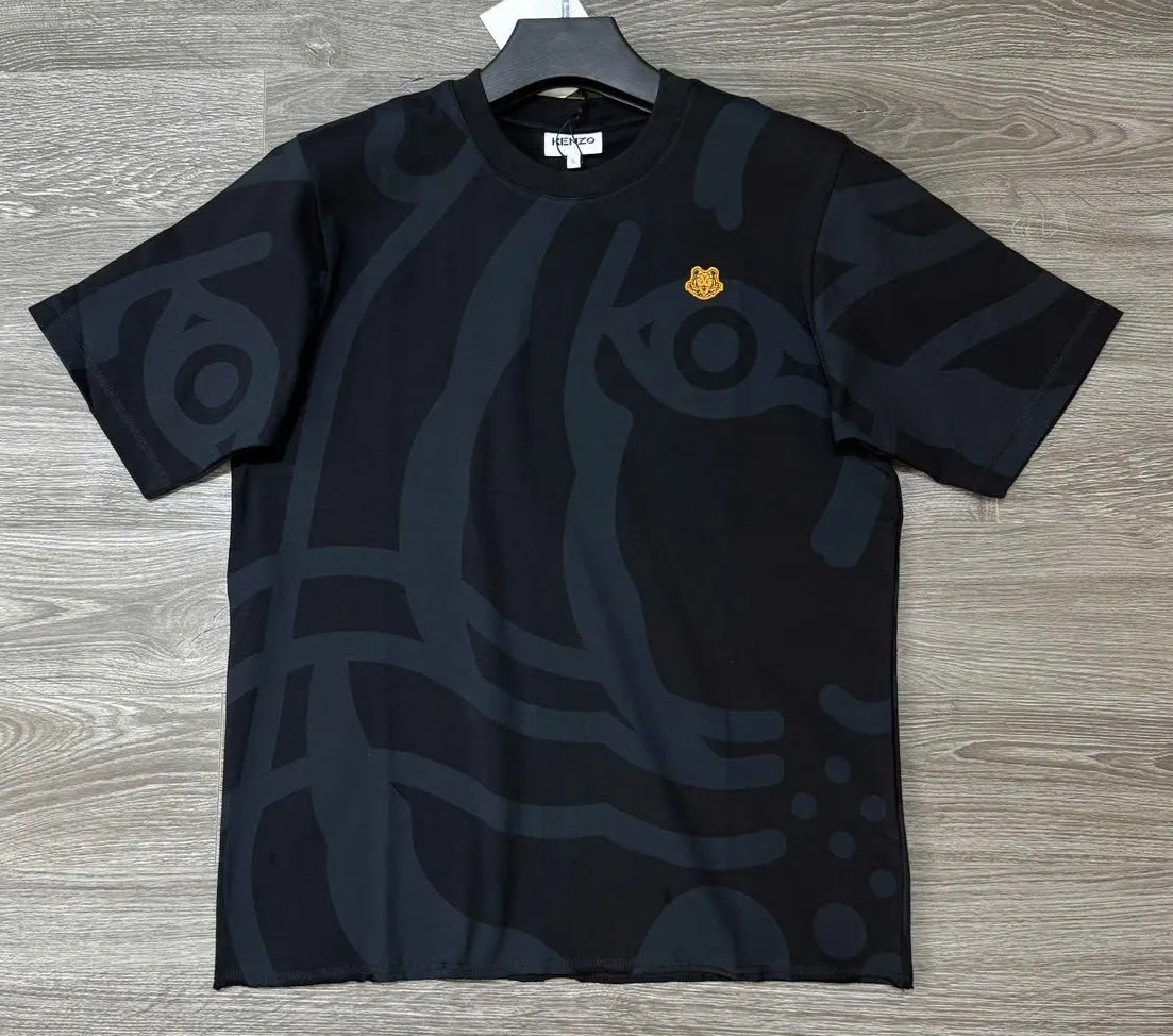 Áo phông nam màu đen Kenzo mã 14 hàng hiếm chuẩn tinh tế thời thượng