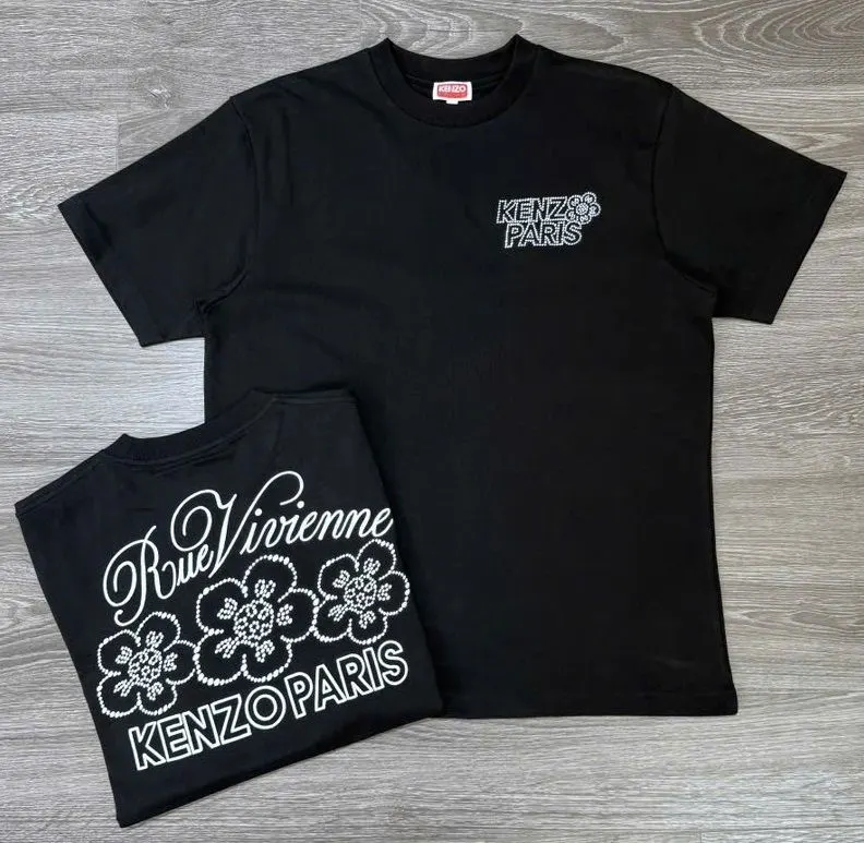 Áo thun Kenzo chính hãng nam màu đen mã 2 sành điệu tầm cao cấp Áo thun Kenzo chính hãng nam màu đen mã 2 sành điệu tầm cao cấp