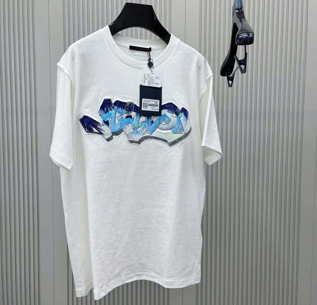 Áo phông Louis Vuitton nam trắng mã 14 cao cấp like real chuẩn xịn