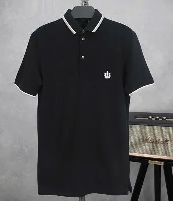 Áo polo DG nam màu đen mã 5 phong vị quý phái sang trọng đa năng