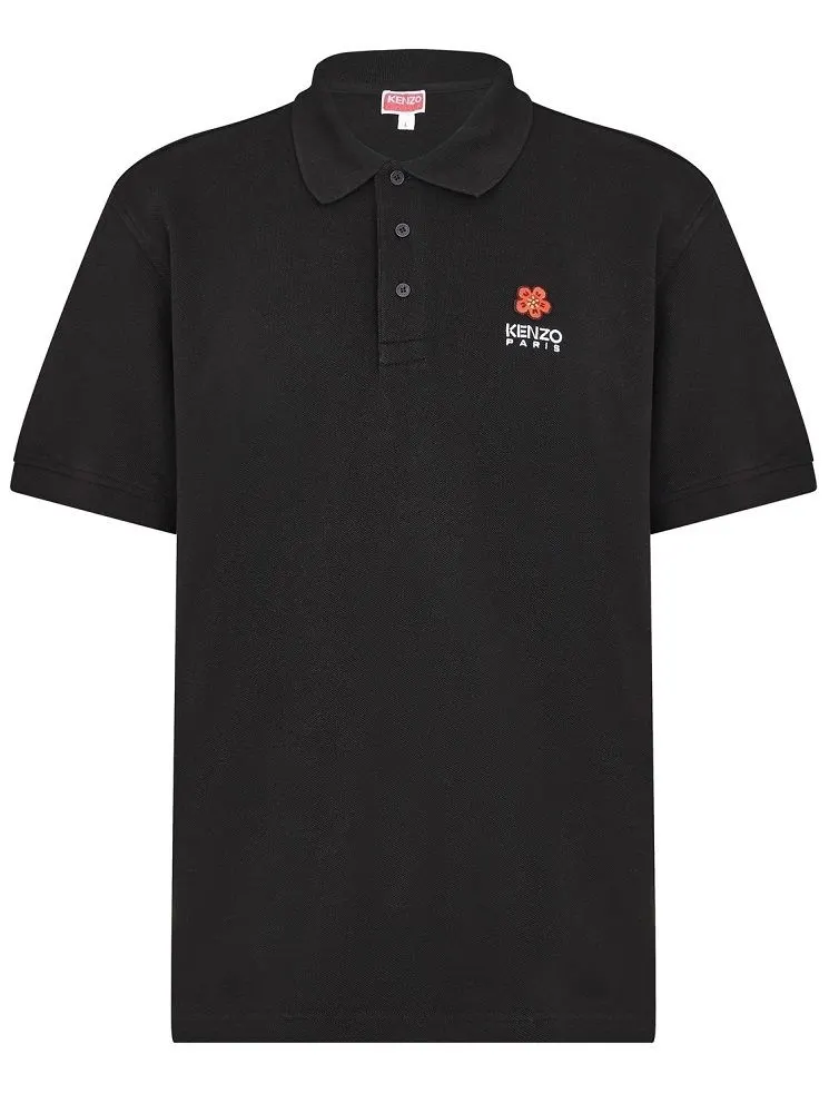 Áo polo Kenzo màu đen nam mã 1b cao cấp ấn tượng chất liệu bền đẹp