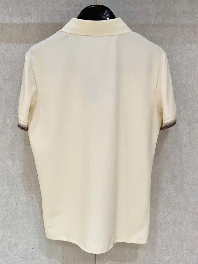 Áo polo nam màu trắng Loro Piana mã 1 phiên bản giới hạn độc lạ Áo polo nam màu trắng Loro Piana mã 1 phiên bản giới hạn độc lạ