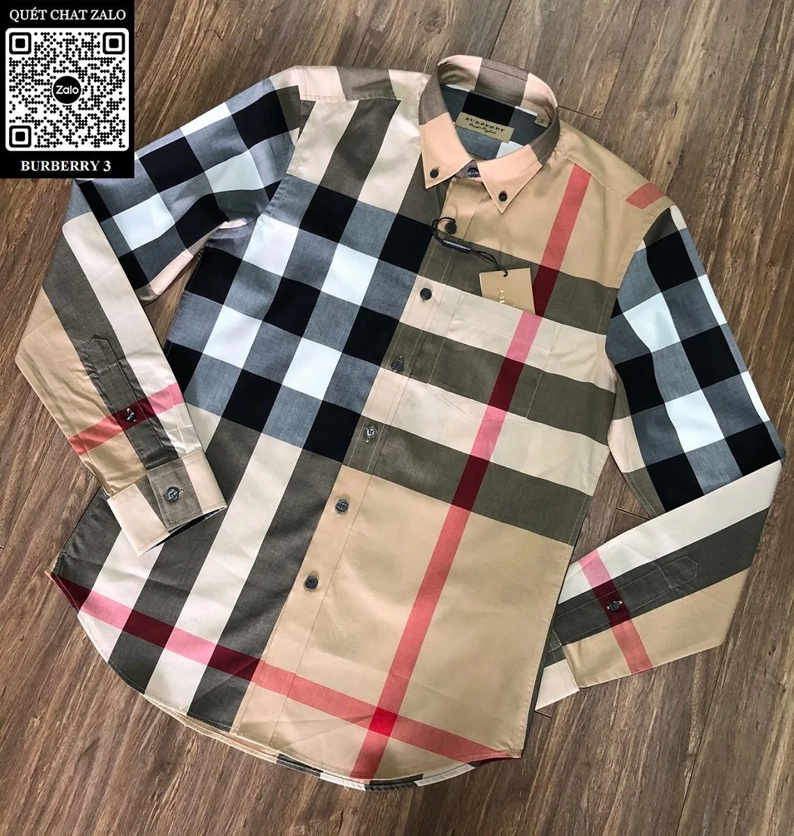 Áo sơ mi nam màu vàng Burberry tay dài kẻ sọc caro mã 3 BBR chuẩn Áo sơ mi nam màu vàng Burberry tay dài kẻ sọc caro mã 3 BBR chuẩn