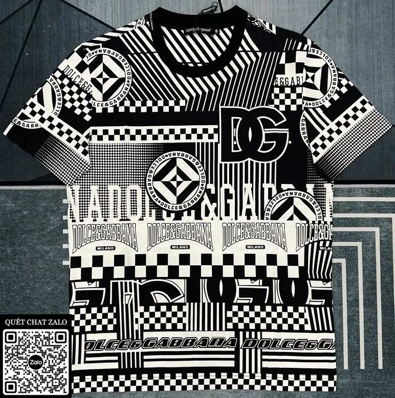 Áo phông DG nam mã 5 Dolce lịch lãm sang trọng đáng tiền cao cấp