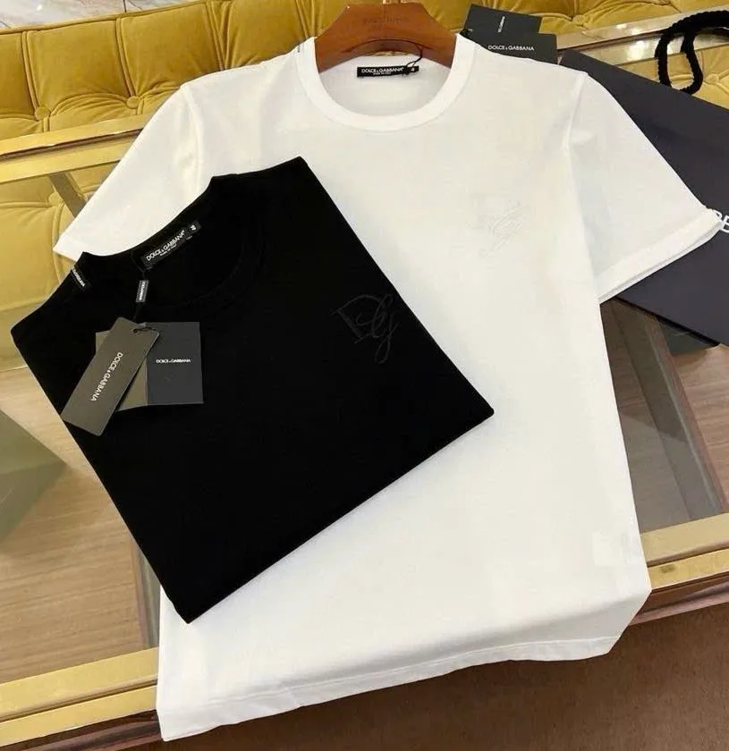 Áo phông nam trắng trơn cổ tròn Dolce Gabbana mã 31 xịn chuẩn đỉnh