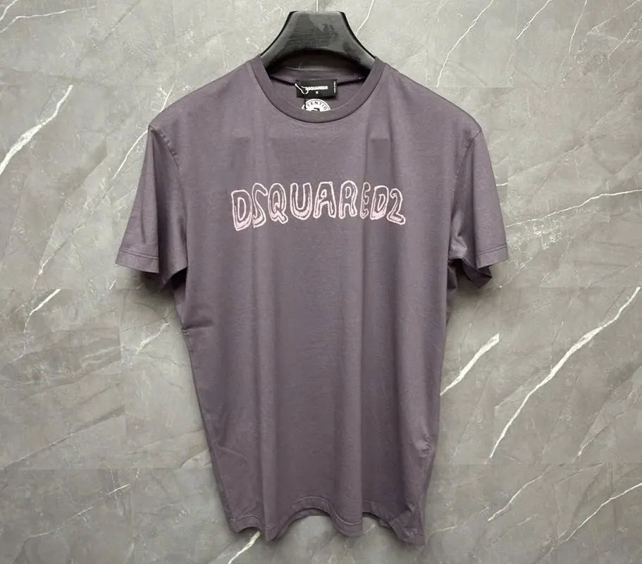 Áo phông màu xám Dsquared2 mã 3 nam cao cấp cuốn hút tinh tế Áo phông màu xám Dsquared2 mã 3 nam cao cấp cuốn hút tinh tế