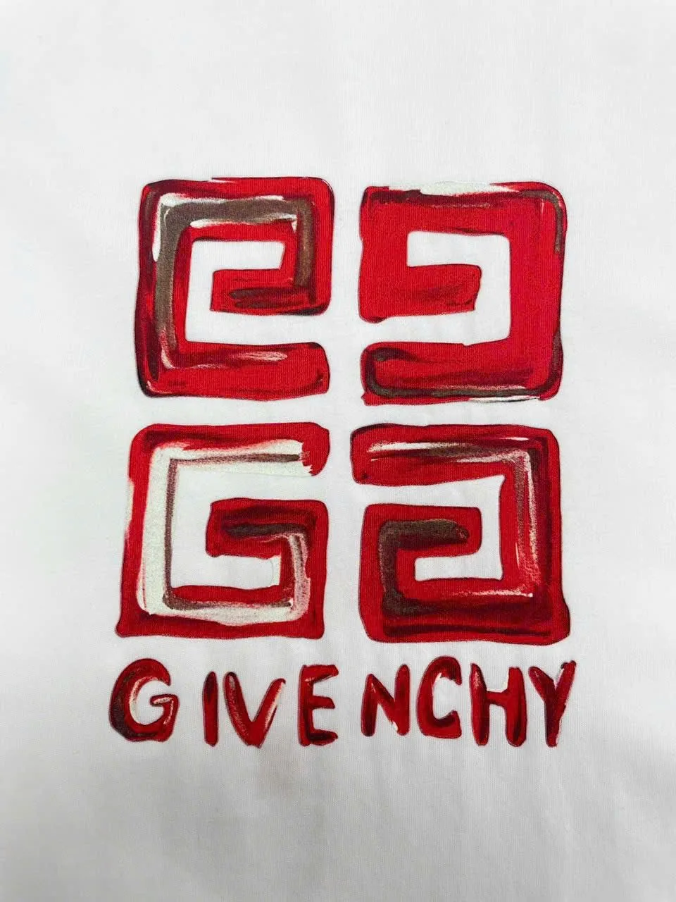 Áo phông Givenchy trắng mã 1 cao cấp cổ tròn thời trang cho nam nữ Áo phông Givenchy trắng mã 1 cao cấp cổ tròn thời trang cho nam nữ