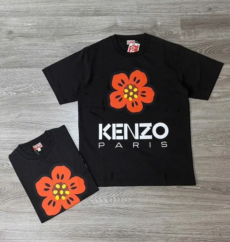 Áo thun đen trơn nam Kenzo cổ tròn mã 11 Like Authentic limited Áo thun đen trơn nam Kenzo cổ tròn mã 11 Like Authentic limited