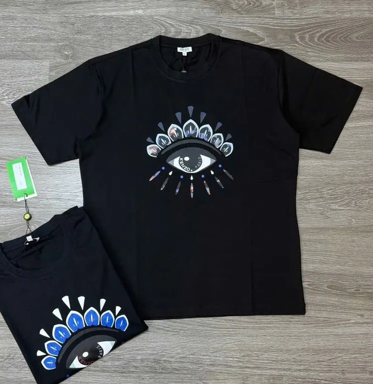 Áo thun đen cổ tròn Kenzo cao cấp cuốn hút nam nữ mã 12 sang trọng Áo thun đen cổ tròn Kenzo cao cấp cuốn hút nam nữ mã 12 sang trọng