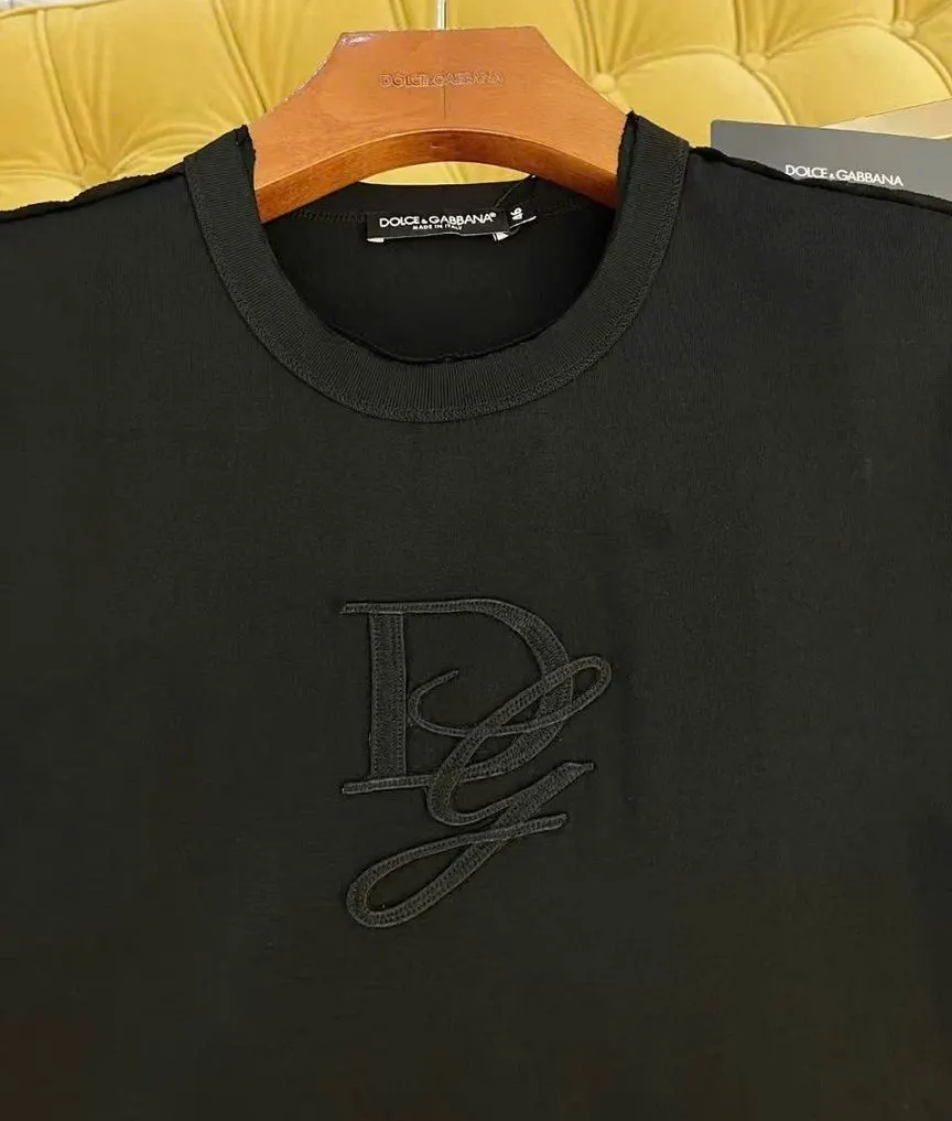 Áo phông nam màu đen Dolce Gabbana mã 26 chuẩn style chất lượng