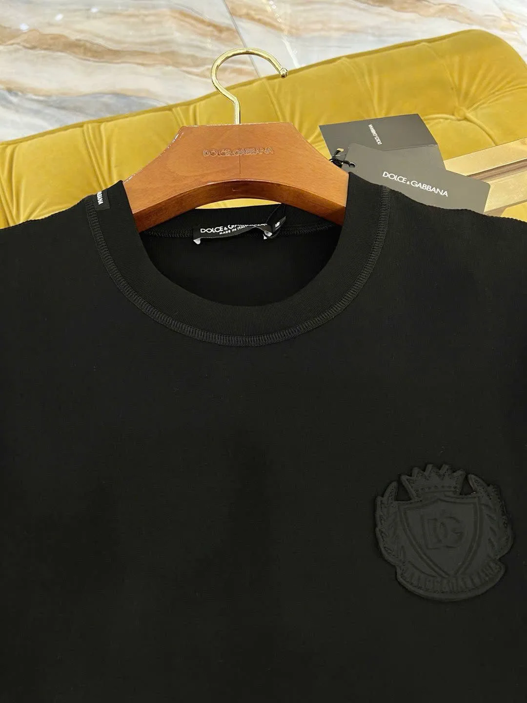 Áo phông đen nam cao cấp mã 3 áo phông Dolce Gabbana xịn mịn