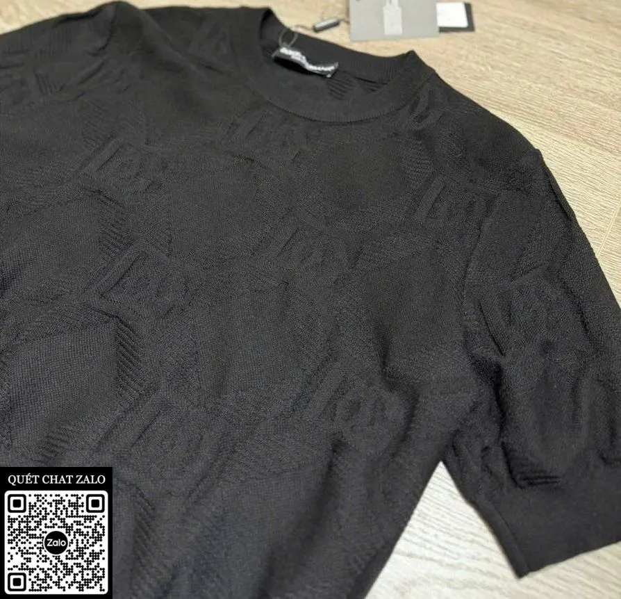 Áo phông nam màu đen Dolce Gabbana mã 5b DG cao cấp mới mẻ