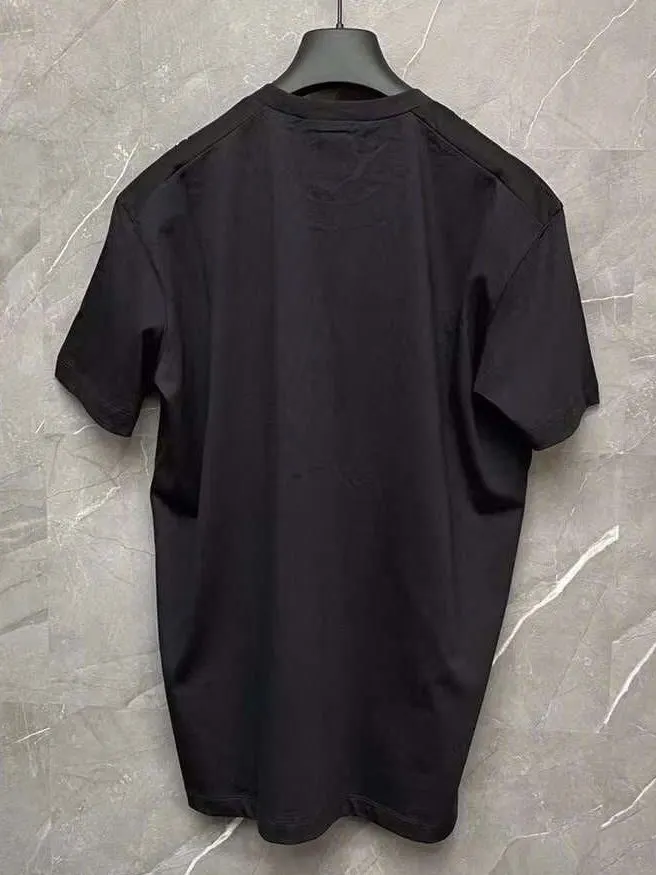 Áo phông nam màu đen Dsq2 mã 10 sang trọng chất lượng tốt cao cấp