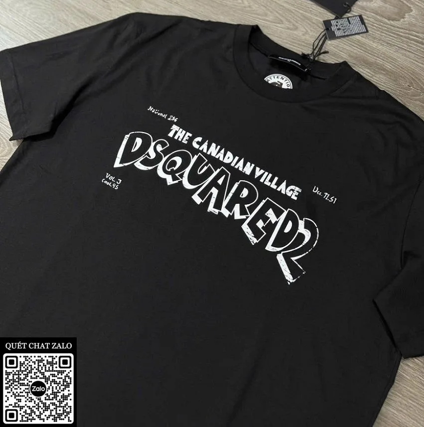 Áo phông nam màu đen Dsquared2 mã 13 gọn đẹp cao cấp form chuẩn Áo phông nam màu đen Dsquared2 mã 13 gọn đẹp cao cấp form chuẩn