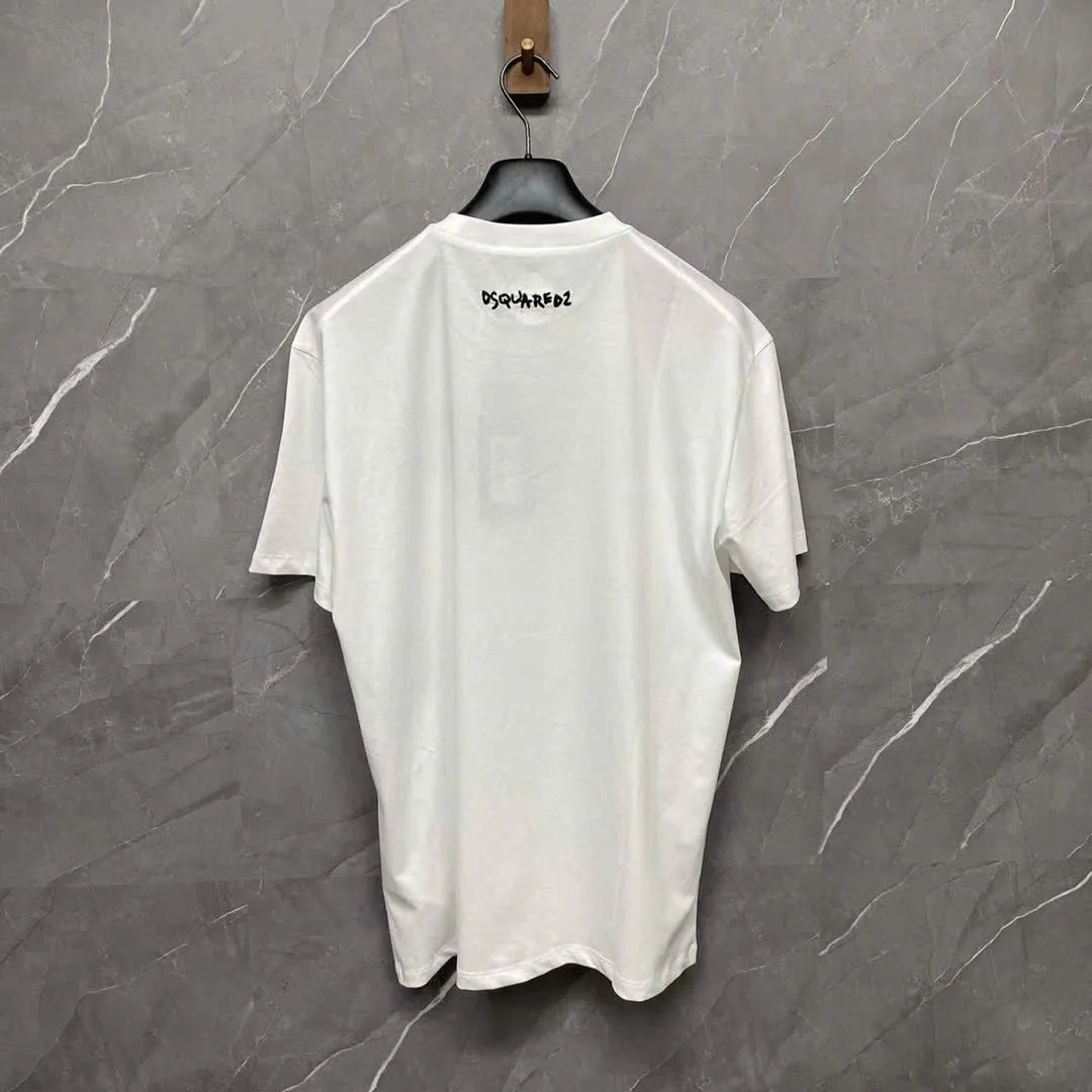 Áo Icon trắng phông Dsquared2 xịn như thật mã 1 nam xuất sắc Áo Icon trắng phông Dsquared2 xịn như thật mã 1 nam xuất sắc