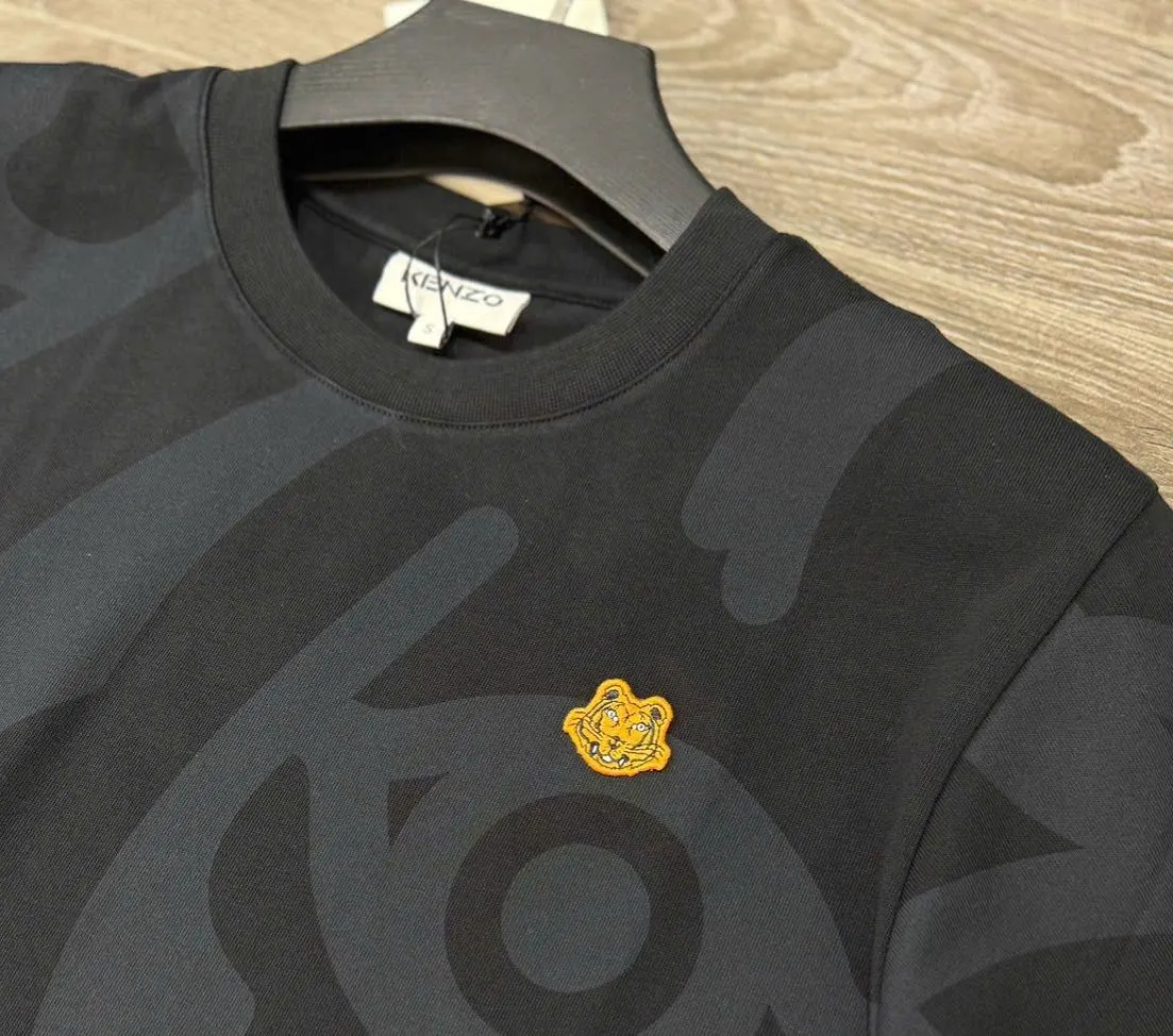 Áo phông nam màu đen Kenzo mã 14 hàng hiếm chuẩn tinh tế thời thượng