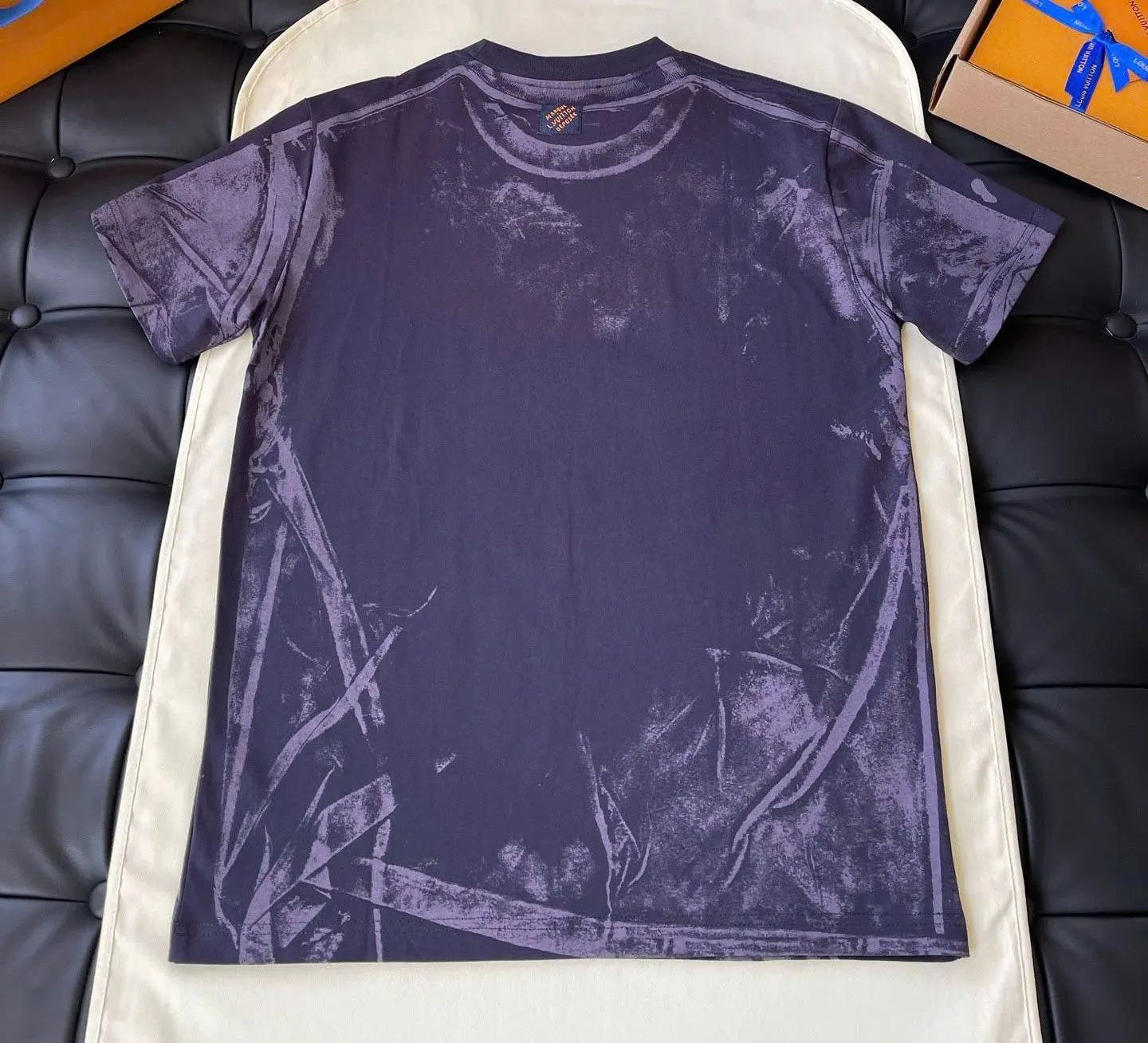 Áo phông nam màu loang LV mã 1 phong cách sành điệu đáng tiền