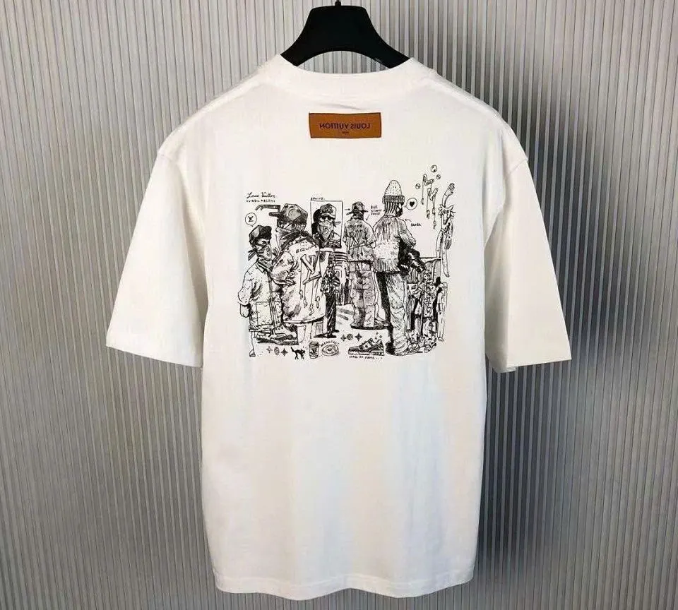 Áo phông áo thun LV nam trắng Louis Vuitton lịch lãm sang trọng mã 10 Áo phông áo thun LV nam trắng Louis Vuitton lịch lãm sang trọng mã 10