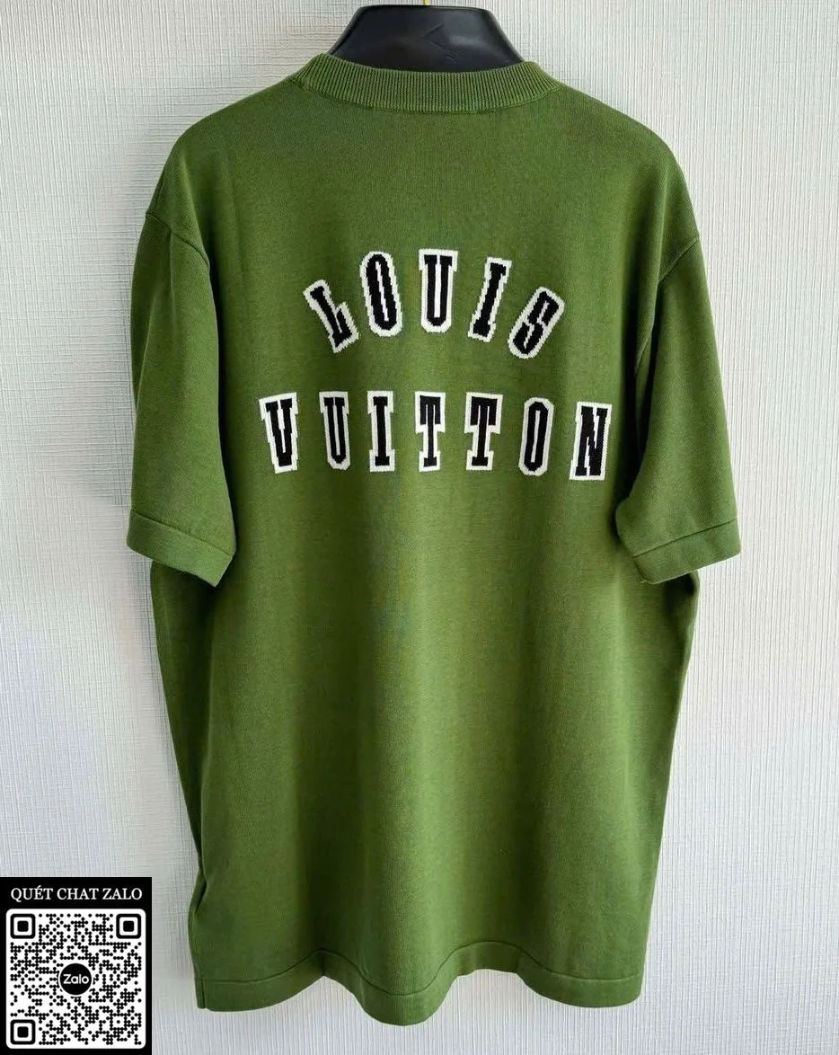 Áo phông nam màu xanh LV mã 7 độc quyền tôn vẻ điển trai chuẩn đẹp