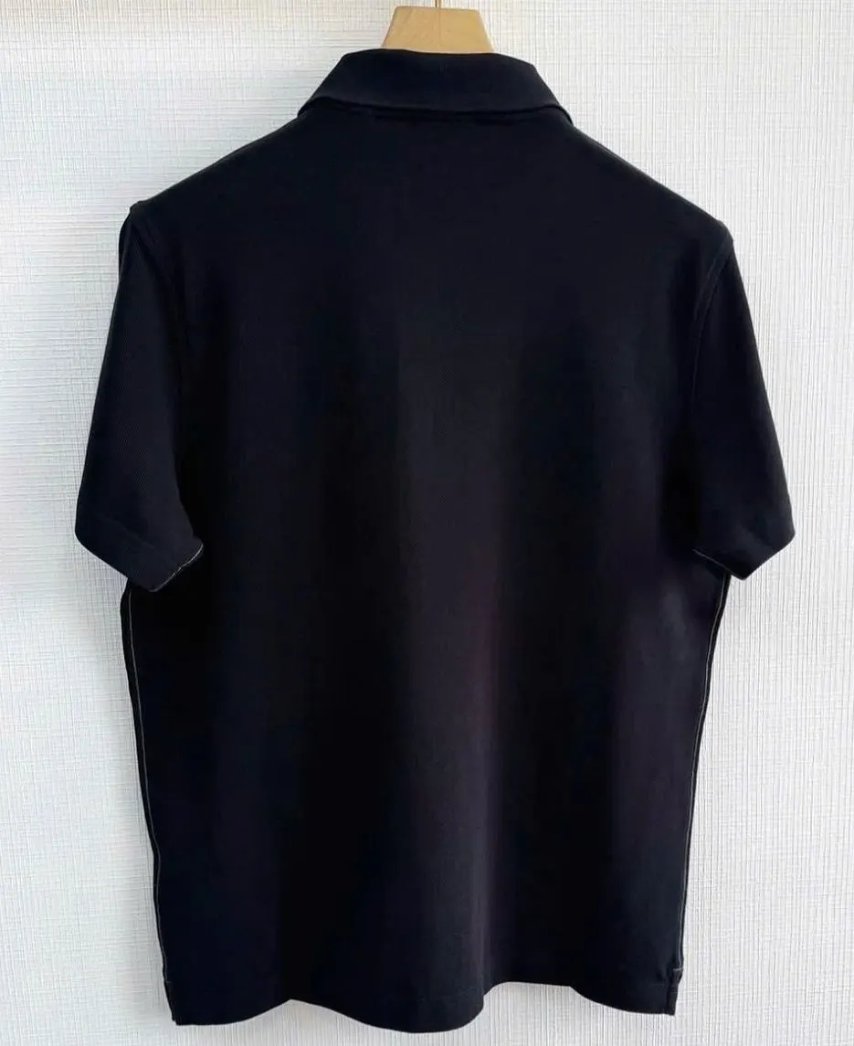 Áo polo nam màu đen Burberry mã 5 Like Authentic đáng tiền