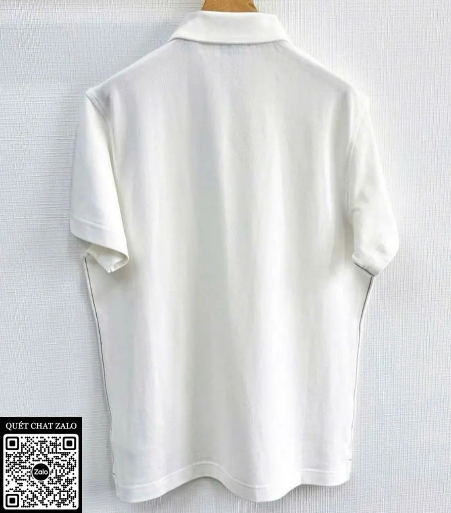 Áo polo nam màu trắng Burberry mã 4 chuẩn Like Auth cao cấp xịn Áo polo nam màu trắng Burberry mã 4 chuẩn Like Auth cao cấp xịn