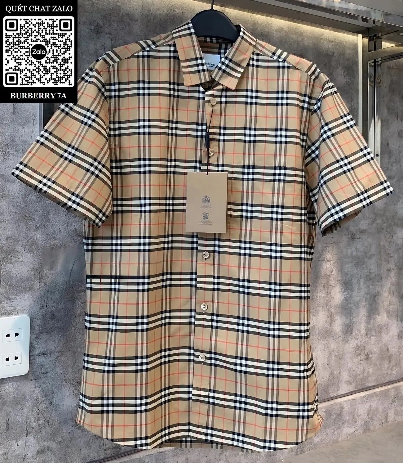 Áo sơ mi nam màu vàng BBR tay ngắn kẻ sọc caro mã 7a phong cách độc lạ Áo sơ mi nam màu vàng BBR tay ngắn kẻ sọc caro mã 7a phong cách độc lạ