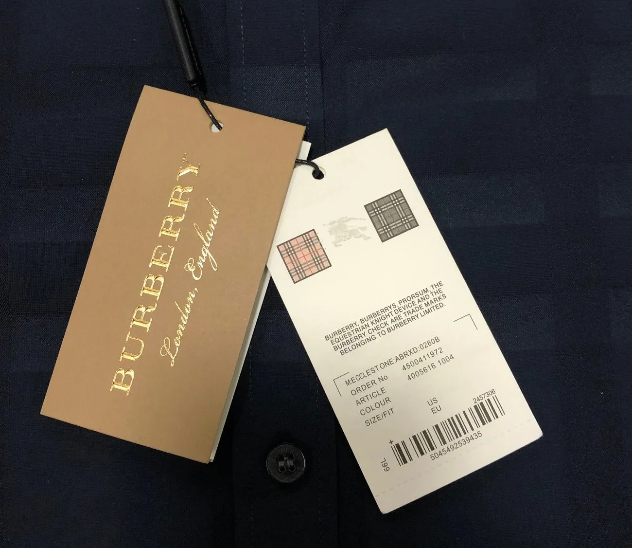 Áo sơ mi nam Burberry màu xanh tay ngắn kẻ sọc caro mã 28k thích ngay