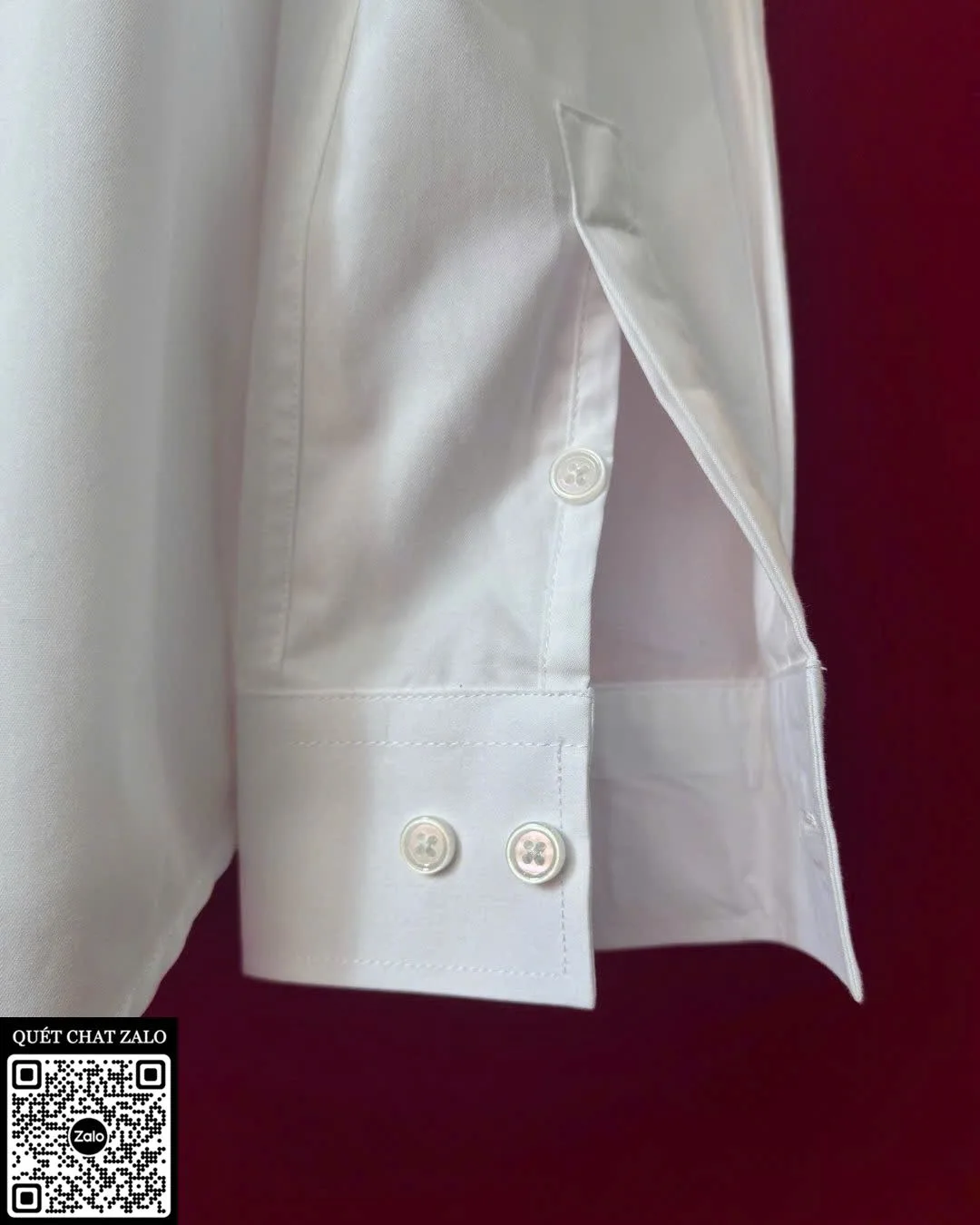Áo sơ mi nam màu trắng Dior tay dài mã 1 phong thái quý tộc năng động