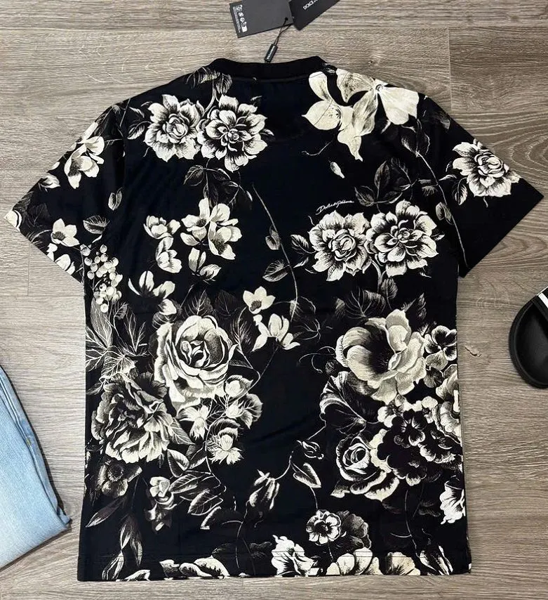 Áo thun trơn đen DG mã 43 cổ tròn nam nữ Like Auth phong cách thần thái Áo thun trơn đen DG mã 43 cổ tròn nam nữ Like Auth phong cách thần thái