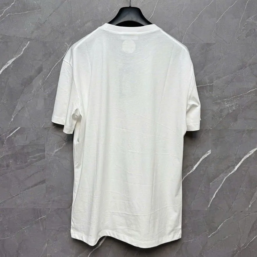 Áo phông Dsquared2 trắng mã 15b cổ tròn nam nữ tinh tế Like Authentic Áo phông Dsquared2 trắng mã 15b cổ tròn nam nữ tinh tế Like Authentic