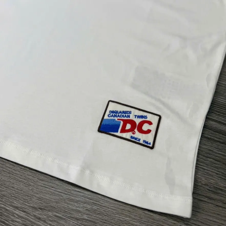 Áo thun Dsquared2 nam trắng Like Authentic limited mã 18 thời thượng Áo thun Dsquared2 nam trắng Like Authentic limited mã 18 thời thượng