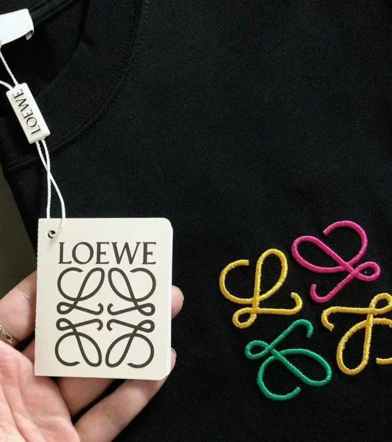 Áo thun phông Loewe màu đen cổ tròn #EANF# mã 1 chuẩn style nam nữ