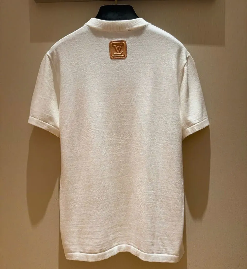 Áo phông nam nữ áo Louis Vuitton trắng Vip Like Authentic xịn mã 1b