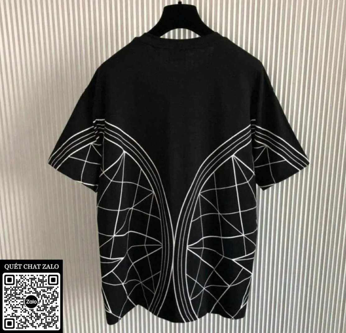 Áo phông nam màu đen BBR Burberry mã 4 cá tính sang trọng chuẩn đẹp