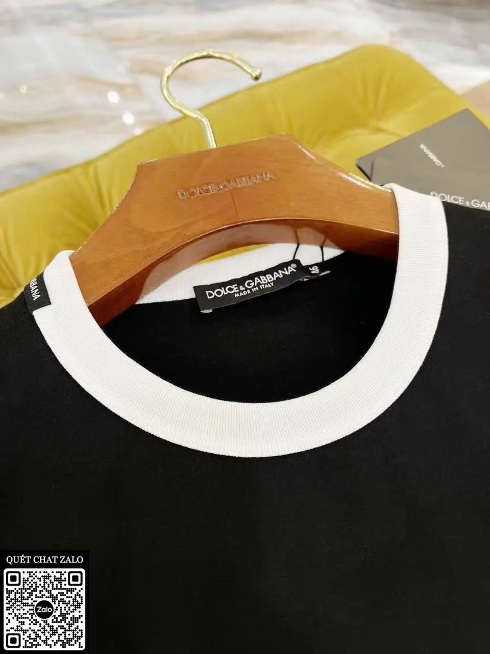 Áo phông nam màu đen Dolce mã 18 DG cao cấp thiết kế đẹp Áo phông nam màu đen Dolce mã 18 DG cao cấp thiết kế đẹp
