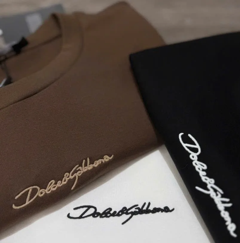 Áo phông DG nam màu nâu mã 2 phân khúc cao cấp xuất sắc tinh tế