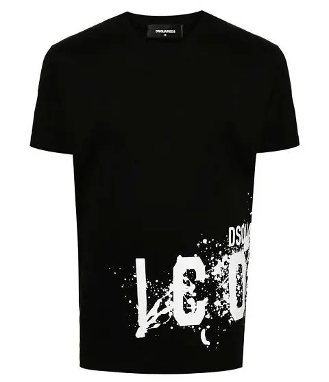 Áo phông nam màu đen Dsquared2 mã 15 chuẩn gọn gàng đẳng cấp