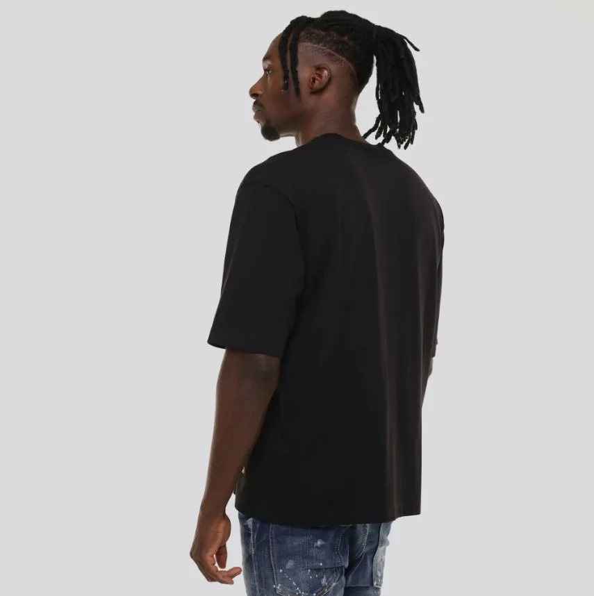 Áo phông DSQ2 đen Dsquared2 cao cấp mã 21 nam dễ phối đồ sang trọng